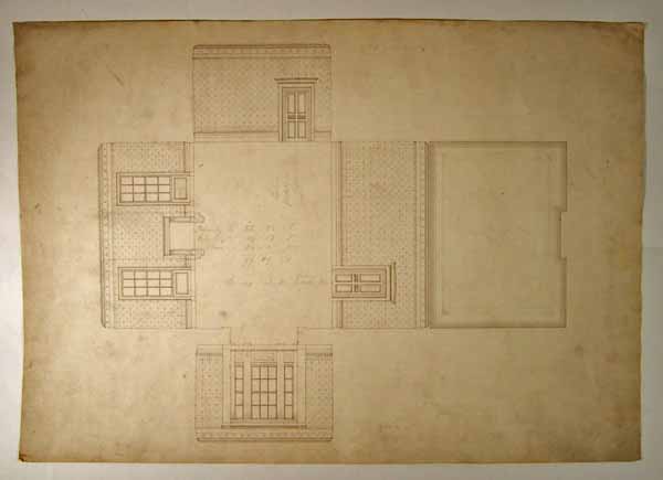 Plan of Drawing Room, Buile Hill, Salford